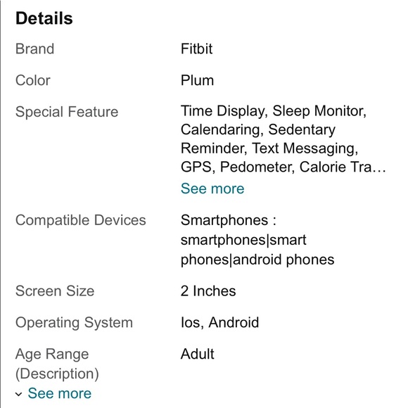 🖤 Fitbit Blaze Smart Fitness Watch 🖤 - Picture 6 of 7